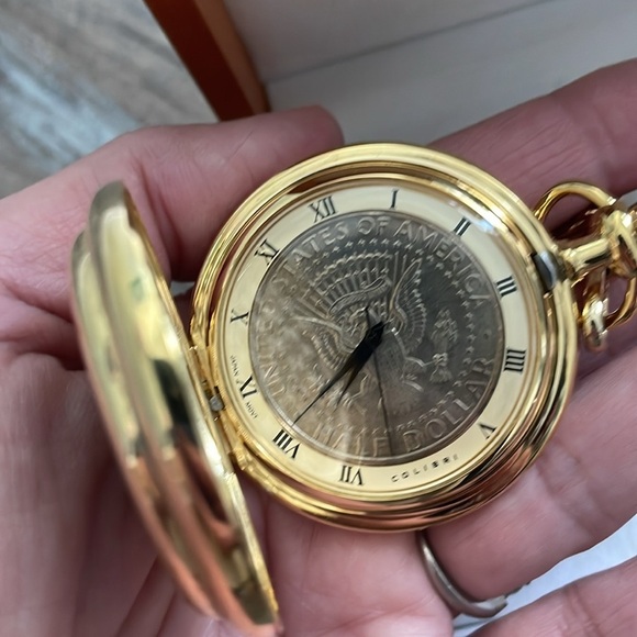 Vintage Colibri of London Coinhead Pocketwatch - Picture 9 of 10